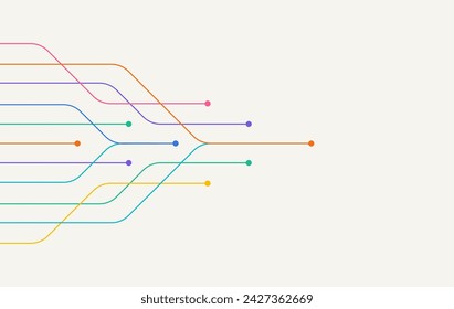 Abstract arrow direction. Technology background 