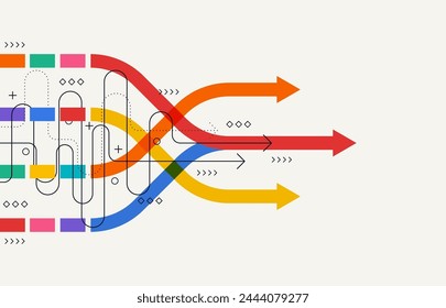 Abstract arrow direction. Technology background. High speed. Hi-tech