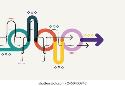 Abstract arrow direction. Technology background. High speed. Hi-tech