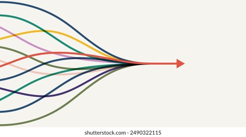 Abstract arrow direction. Technology background