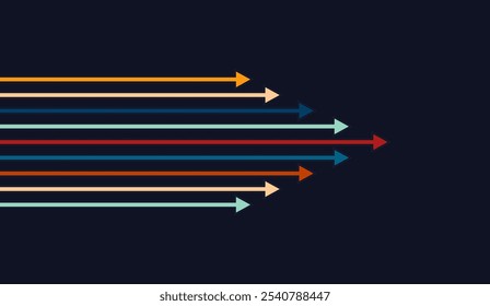 Abstract arrow direction. Technology background
