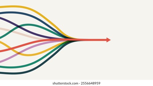 Abstract arrow direction. Technology background