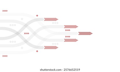 Abstract arrow direction. Technology background