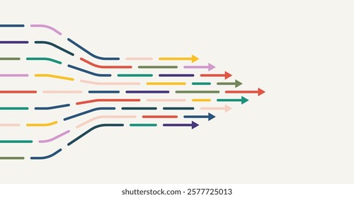 Abstract arrow direction. Technology background