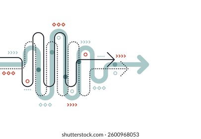 Abstract arrow direction. Technology background. High speed. Hi-tech