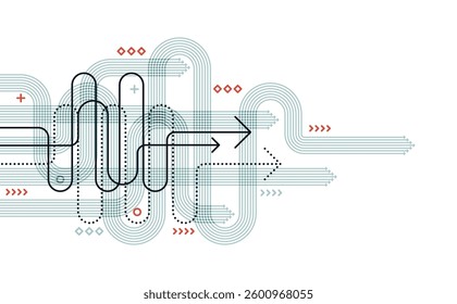 Abstract arrow direction. Technology background. High speed. Hi-tech