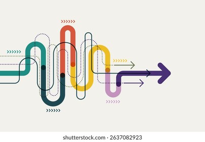 Abstract arrow direction. Technology background. High speed. Hi-tech