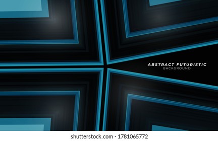 Abstract arrow and geometric hi-tech background. Abstract futuristic art wallpaper. Vector illustration.