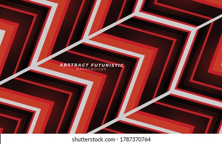 Abstract arrow and geometric hi-tech background. Abstract futuristic art wallpaper. Vector illustration.