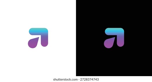 Diseño de logotipos de crecimiento de flecha Abstractas para negocios, finanzas y marca de inicio