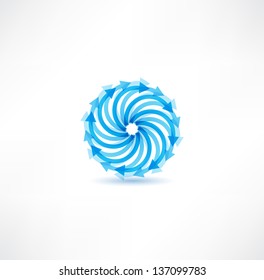 Abstract arrow icon
