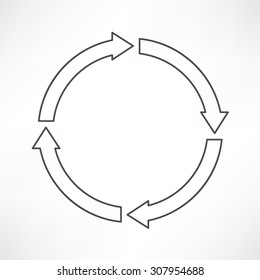 Abstract arrow icon