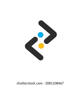 abstract arrow icon illustration vector design