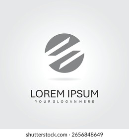 Diseño abstracto del logotipo del icono de la flecha