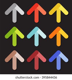 Abstract Arrow Icon Template. EPS10

