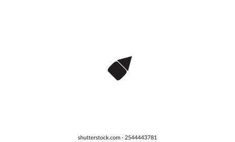 Abstract Arrow icon vector flat design on white background.