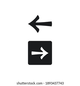 Abstract arrow icon vector illustration