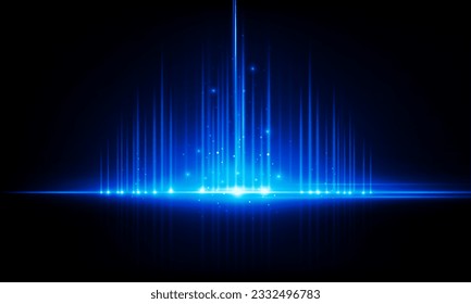 Abstract arrow up of interest open Light technology background Hitech communication concept innovation background vector design. 