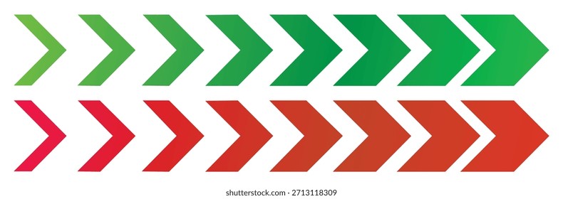 seta abstrata isolada no plano de fundo branco