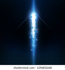 Abstract Arrow Light out technology background Hitech communication concept innovation background, vector illustration