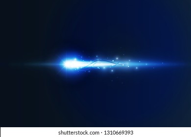Abstract Arrow Light out technology background Hitech communication concept innovation background, vector illustration
