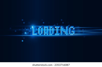 Abstract arrow Loading speed Light out technology background Hitech communication concept innovation background,  vector design