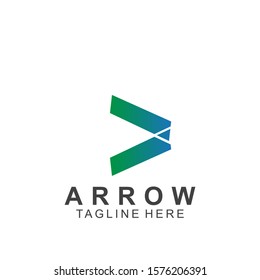 Abstract arrow logo design with creative design. Icon arrow vector illustration