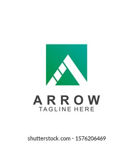 Abstract arrow logo design with creative design. Icon arrow vector illustration
