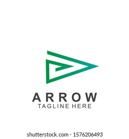 Abstract arrow logo design with creative design. Icon arrow vector illustration