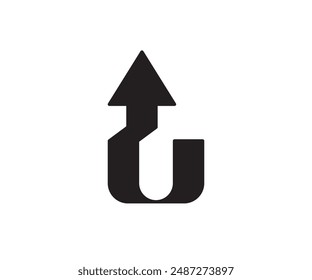 Abstract arrow logo icon symbol for business and company