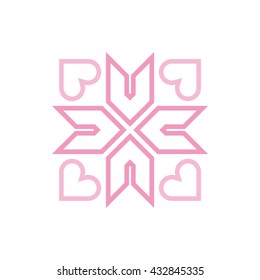 Abstract Arrow for logo stock graphic icon design template with business