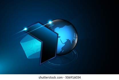 abstract arrow movement hi technology design concept background