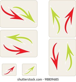 Abstract arrow  pattern background