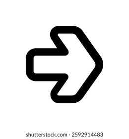 abstract arrow Shape line icon 