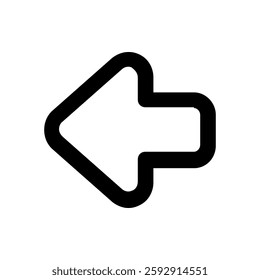 abstract arrow Shape line icon 