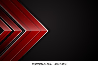 abstract arrow shape sharp modern tech sport design concept background layout