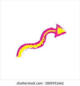 diseño de icono de uso compartido de flecha abstracta, diseño de símbolo 