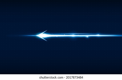 Abstract arrow  speed Light out technology background Hitech communication concept innovation background,  vector design