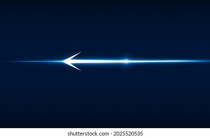 Abstract arrow  speed Light out technology background Hitech communication concept innovation background,  vector design