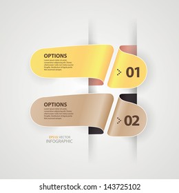 Abstract arrow step infographics template. Vector illustration.