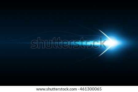 abstract arrow symbol forward speed technology innovation concept