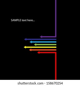 Abstract Arrow Vector Background