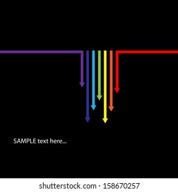 Abstract Arrow Vector Background