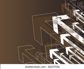 abstract arrow vector background with concept Poster. Just place your own texts and titles.
