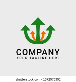 Abstract Arrow Vector Symbol For Business Logo Design
