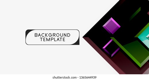 Fondo de composición de flechas abstractas, vector