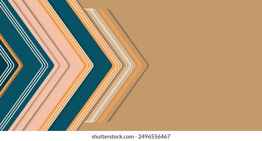 Abstract arrows geometric composition for card, header, invitation, poster, social media, post publication. Concept sport dynamic design.