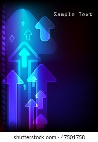 Abstract arrows light background. Vector illustration - To see similar, please VISIT MY GALLERY.