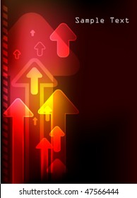 Abstract arrows light background. Vector illustration - To see similar, please VISIT MY GALLERY.