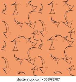  abstract arrows on a colored background